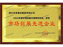 市場拓展先進企業(yè)